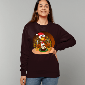 Funny Christmas Turkey Sweatshirt