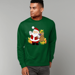 Santa with Gifts Sweatshirt