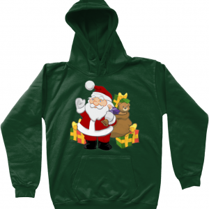Santa with Gifts Kids Hoodie