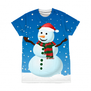 Ice Snowman T-Shirt All-over Print