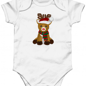 Cute Reindeer Babygrow - Organic
